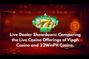 Live Dealer Showdown: Comparing the Live Casino Offerings of Vipph Casino and 22WinPH Casino.