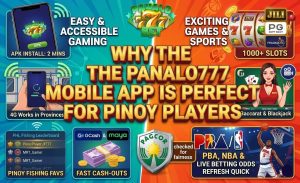 Why the Panalo777bet Mobile App Is Perfect for Pinoy Players